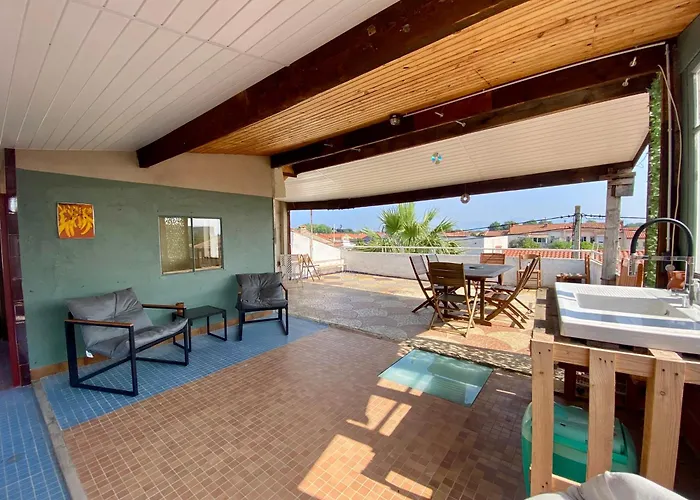 La Au Palmier - 10ch, 2sdb, Toit Terrasse