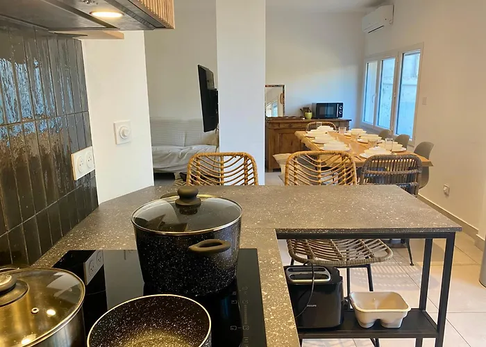 La Au Palmier - 10ch, 2sdb, Toit Terrasse *